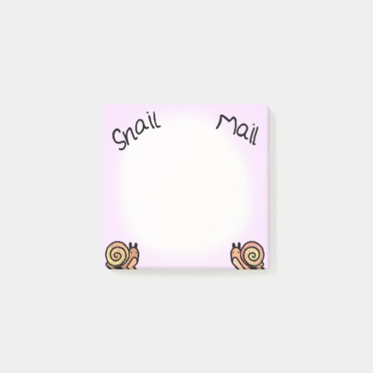 Snail mail post-it klebezettel (Vorderseite)