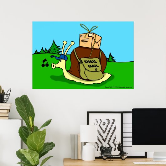 Snail Mail Poster (Heimbüro)