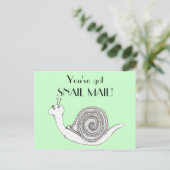 Snail mail postkarte (Stehend Vorderseite)