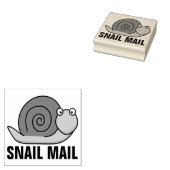 SNAIL MAIL RUBBER BRIEFMARKE GUMMISTEMPEL (Stempel)