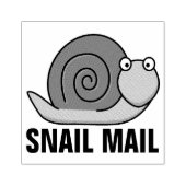 SNAIL MAIL RUBBER BRIEFMARKE GUMMISTEMPEL (Prägung)