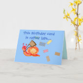 Snail Mail - spät abends Karte (Gelbe Blume)