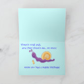 Snail Mail - spät abends Karte (Innenseite)