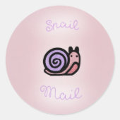 ‘snail mail’ sticker set (Vorderseite)