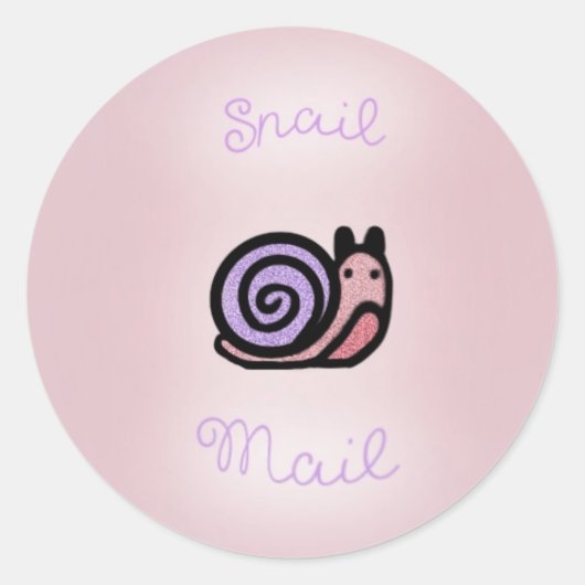 ‘snail mail’ sticker set (Vorderseite)