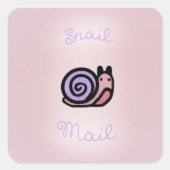 Snail mail stickers (Vorderseite)