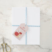 Snail Mail Valentine Favor Tag Geschenkanhänger (Mit Garn)