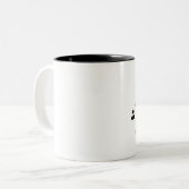 Snail- mailkaffee-Tasse Zweifarbige Tasse (Vorderseite Links)