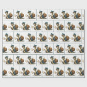 Snail Mailman Delivering Mail Geschenkpapier (Flach)