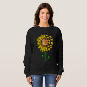 Snail Mom Cute Sunflower Snails Lover Mother's Day Sweatshirt (Vorne ganz)
