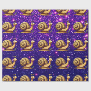 Snail Niedlich Charming Thema Geschenk Wrap Geschenkpapier