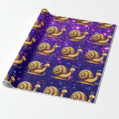 Snail Niedlich Charming Thema Geschenk Wrap Geschenkpapier (Ungerollt)