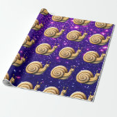 Snail Niedlich Charming Thema Geschenk Wrap Geschenkpapier (Ungerollt)