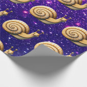 Snail Niedlich Charming Thema Geschenk Wrap Geschenkpapier (Ecke)