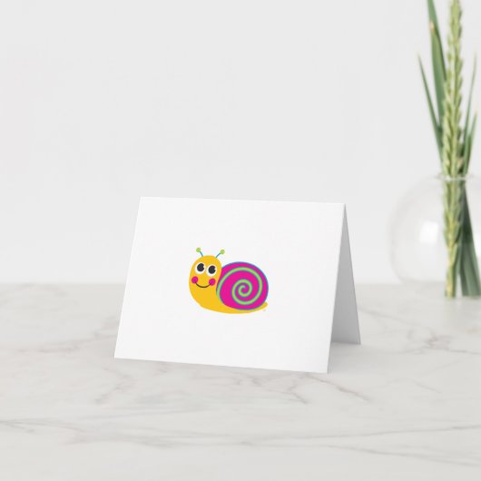 Snail Notecard Karte (Vorderseite)