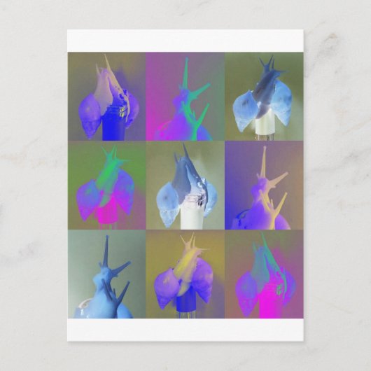 Snail Pop Art Postkarte (Vorderseite)