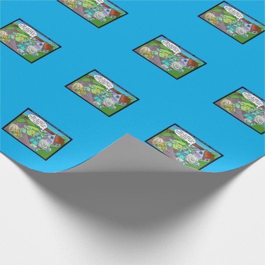 Snail Real Anwesen Sales Funny Gifts & Sammlerstüc Geschenkpapier (Ecke)