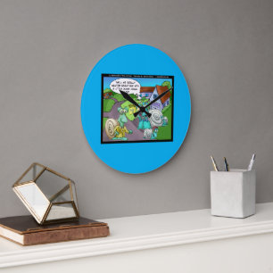 Snail Real Anwesen Sales Funny Gifts & Sammlerstüc Große Wanduhr