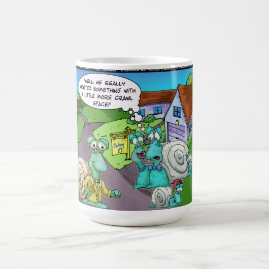 Snail Real Anwesen Sales Funny Gifts & Sammlerstüc Kaffeetasse (Mittel)