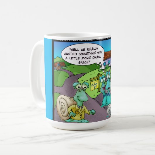Snail Real Anwesen Sales Funny Gifts & Sammlerstüc Kaffeetasse (Vorderseite Links)