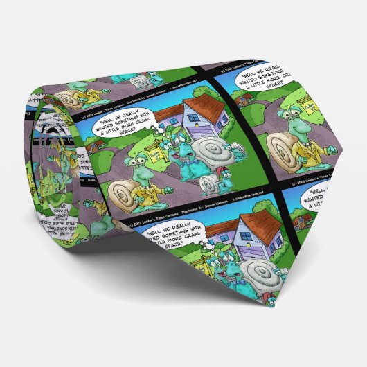 Snail Real Anwesen Sales Funny Gifts & Sammlerstüc Krawatte (Gerollt)