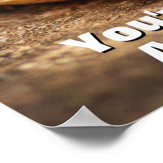 Snail Riding Baby Tortoise Poster (Ecke)