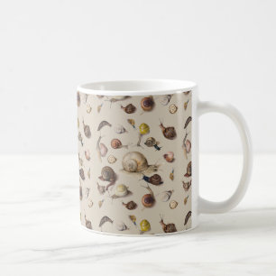 Snail Slug Garden Haustier Gastropod Botanische Sc Kaffeetasse