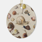 Snail Slug Garden Haustier Gastropod Botanische Sc Keramik Ornament (Links)