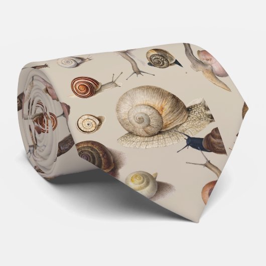 Snail Slug Garden Haustier Gastropod Botanische Sc Krawatte (Gerollt)