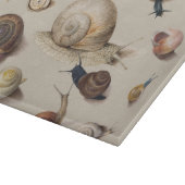 Snail Slug Garden Haustier Gastropod Botanische Sc Schneidebrett (Ecke)