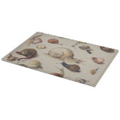 Snail Slug Garden Haustier Gastropod Botanische Sc Schneidebrett (Ecke)