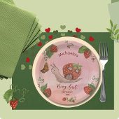 Snail & Strawberry 'Berry First' Party Napkins Pappteller
