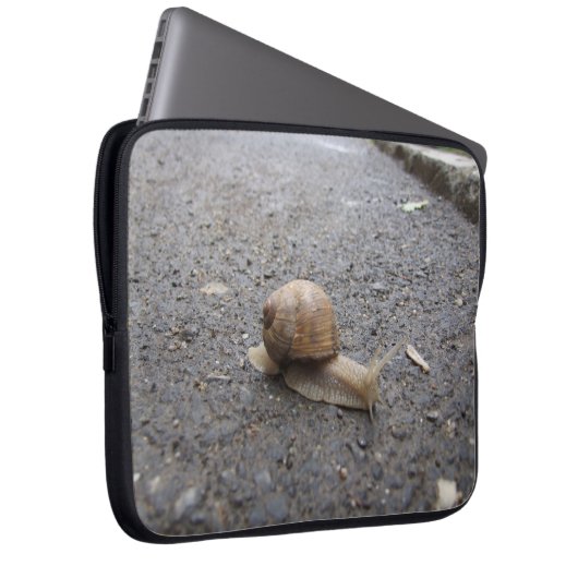Snail Walk Laptopschutzhülle (Vorne Rechts)