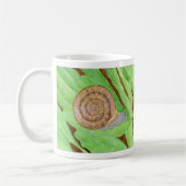 Snail Watercolor Kaffeetasse (Links)