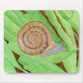 Snail Watercolor Mousepad (Vorne)
