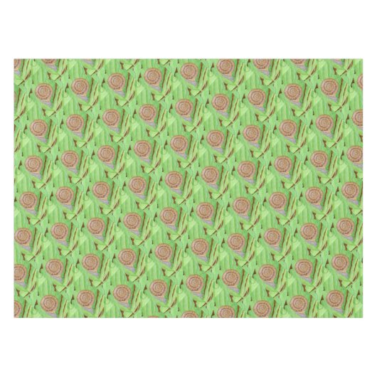 Snail Watercolor Tischdecke (Vorderseite (Horizontal))