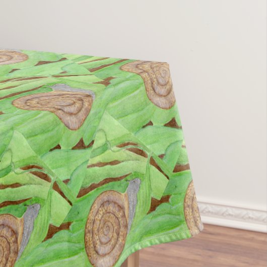 Snail Watercolor Tischdecke (Beispiel)
