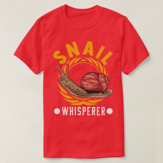 Snail Whisperer T-Shirt (Design vorne)