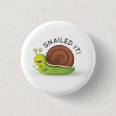 Snailed es Knopf Button (Vorderseite)