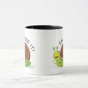 Snailed es Schwarz-Wecker-Tasse Tasse
