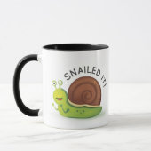 Snailed es Schwarz-Wecker-Tasse Tasse (Links)