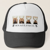 Snailface Hipster-Hut Truckerkappe (Vorderseite)