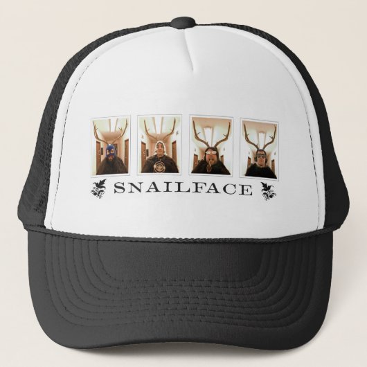 Snailface Hipster-Hut Truckerkappe (Vorderseite)