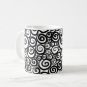 Snails BW Mug Kaffeetasse (Vorderseite Links)