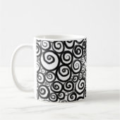 Snails BW Mug Kaffeetasse (Links)