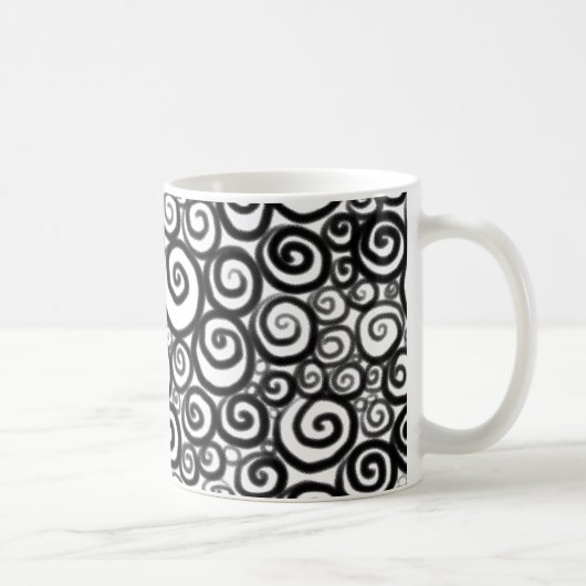 Snails BW Mug Kaffeetasse (Rechts)