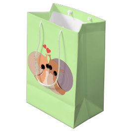 Snails Couple Gift Bag - Ihre Farben Mittlere Geschenktüte