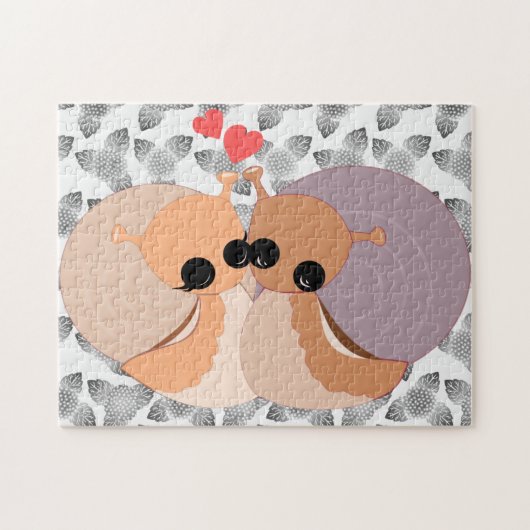 Snails Familie Jigsaw Puzzle (Horizontal)