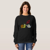 Snails Snail Love Snail When a Snail Falls in Love Sweatshirt (Vorne ganz)
