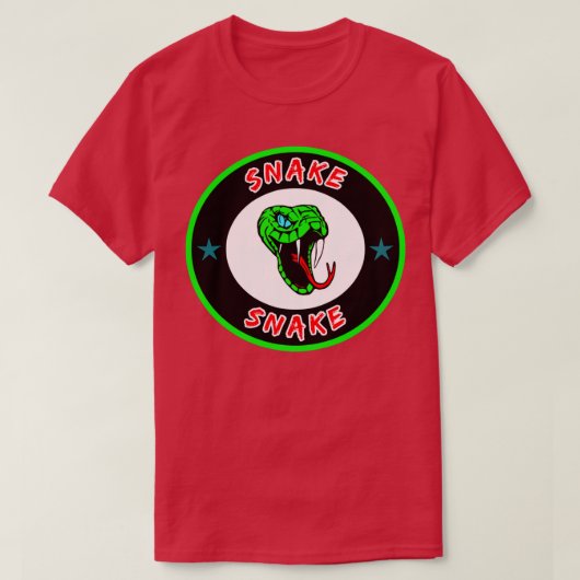 Snake animal gift cobra boa mamba reptileTShirt T-Shirt (Design vorne)